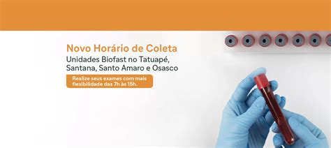resultado exame biofast.